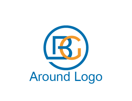 letter B joined with circle and letter G
