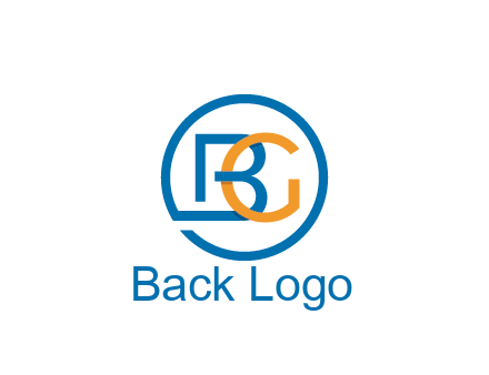 letter B joined with circle and letter G