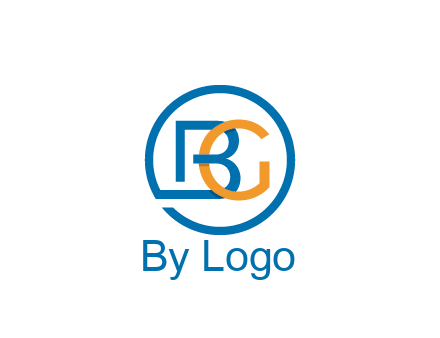 letter B joined with circle and letter G