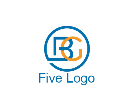 letter B joined with circle and letter G