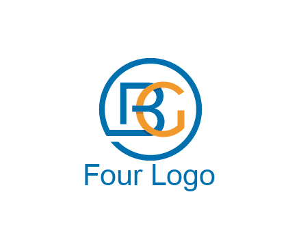 letter B joined with circle and letter G