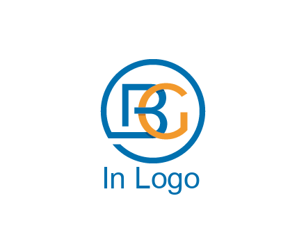 letter B joined with circle and letter G