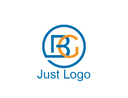 letter B joined with circle and letter G