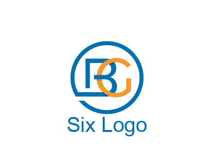 letter B joined with circle and letter G