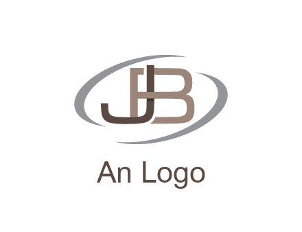 letter JB joined together with swooshes