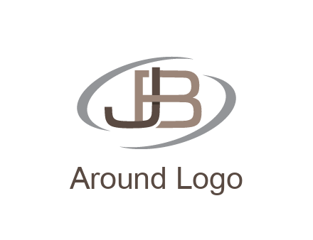 letter JB joined together with swooshes