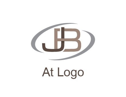letter JB joined together with swooshes