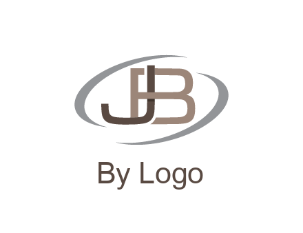 letter JB joined together with swooshes