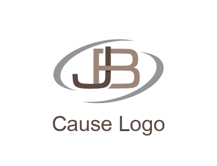 letter JB joined together with swooshes