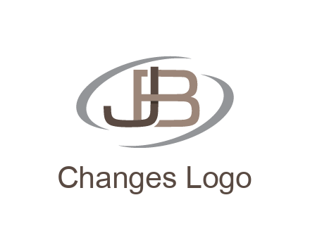 letter JB joined together with swooshes
