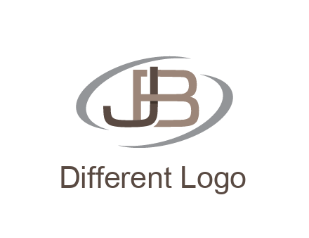 letter JB joined together with swooshes