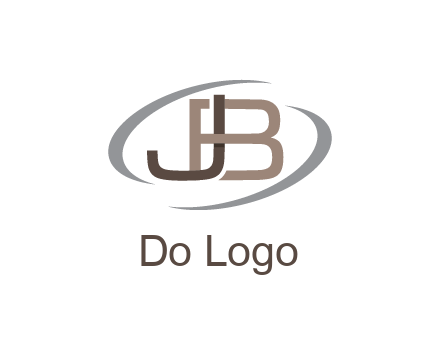 letter JB joined together with swooshes