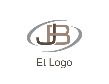 letter JB joined together with swooshes