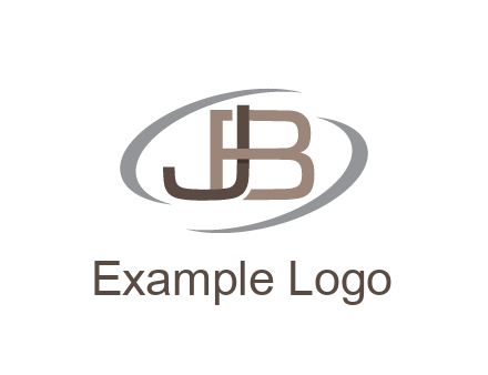 letter JB joined together with swooshes