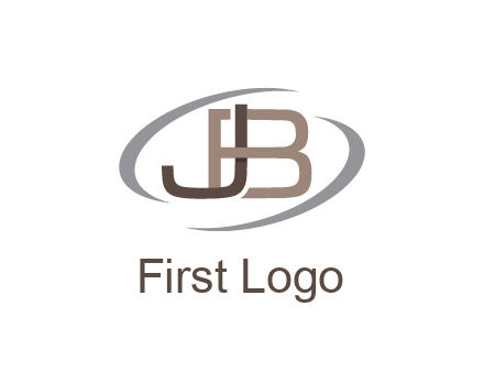 letter JB joined together with swooshes