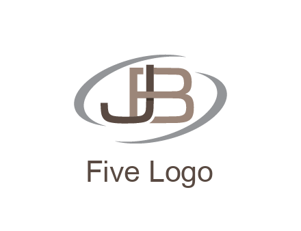 letter JB joined together with swooshes
