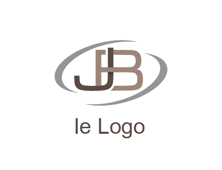 letter JB joined together with swooshes