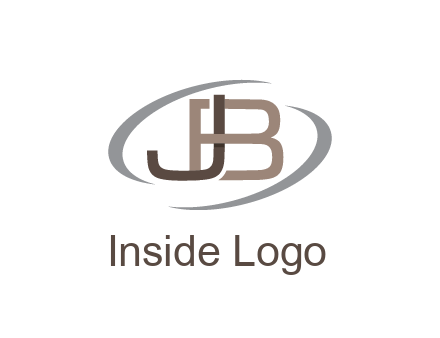letter JB joined together with swooshes
