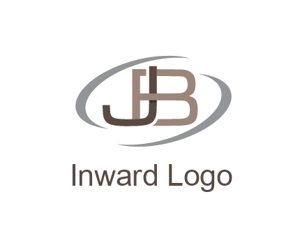 letter JB joined together with swooshes