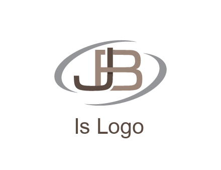 letter JB joined together with swooshes