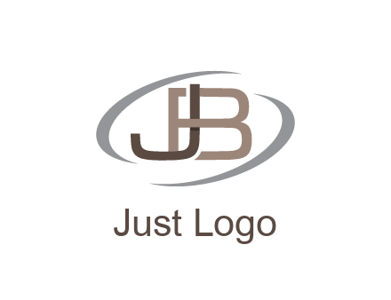 letter JB joined together with swooshes