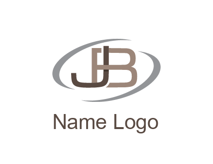 letter JB joined together with swooshes