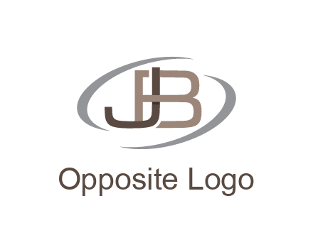 letter JB joined together with swooshes