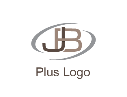 letter JB joined together with swooshes