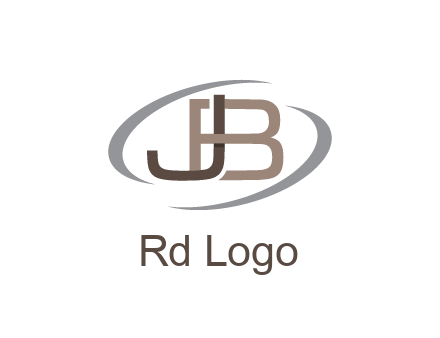 letter JB joined together with swooshes