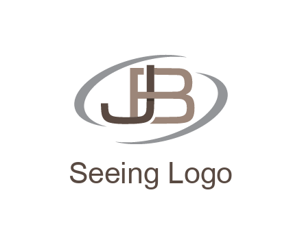 letter JB joined together with swooshes