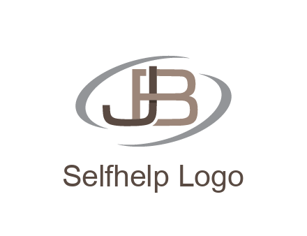 letter JB joined together with swooshes