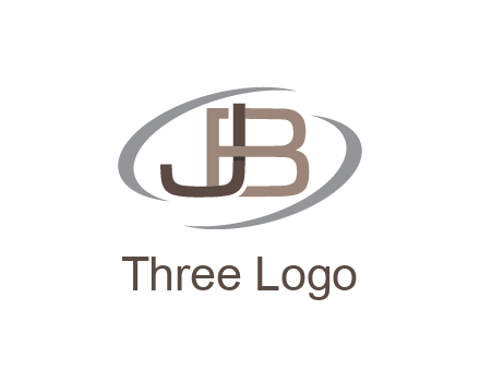 letter JB joined together with swooshes