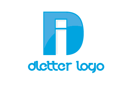 letter i inside the d logo