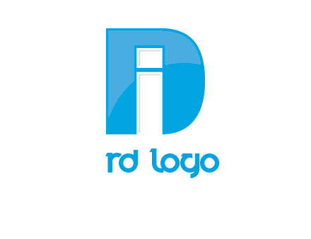 letter i inside the d logo
