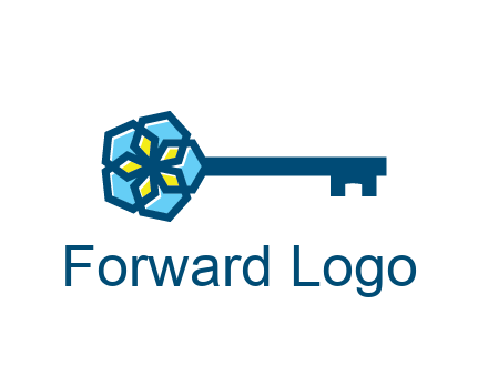 flower on key travel logo