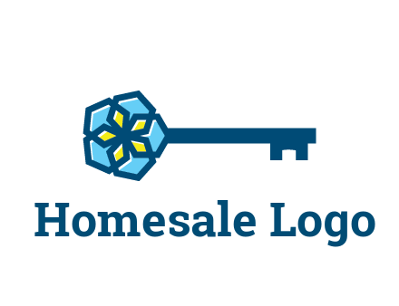 flower on key travel logo