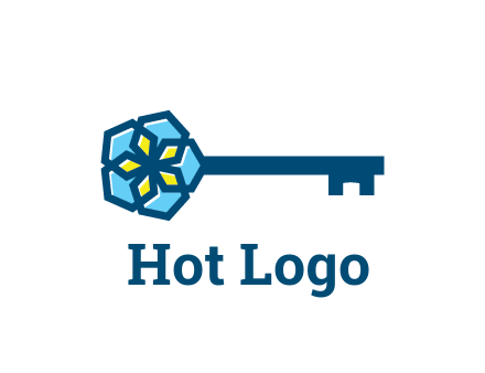 flower on key travel logo