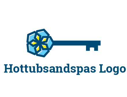 flower on key travel logo