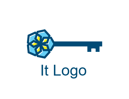 flower on key travel logo