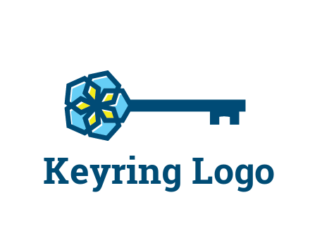flower on key travel logo