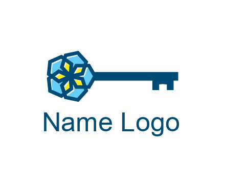 flower on key travel logo