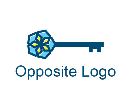 flower on key travel logo