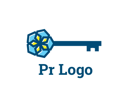 flower on key travel logo