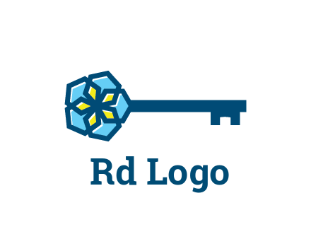 flower on key travel logo
