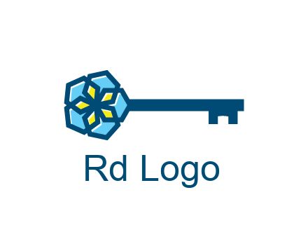 flower on key travel logo