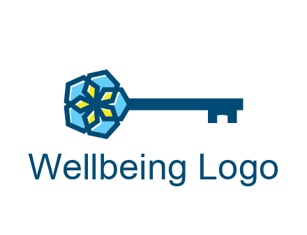 flower on key travel logo