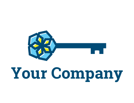 flower on key travel logo
