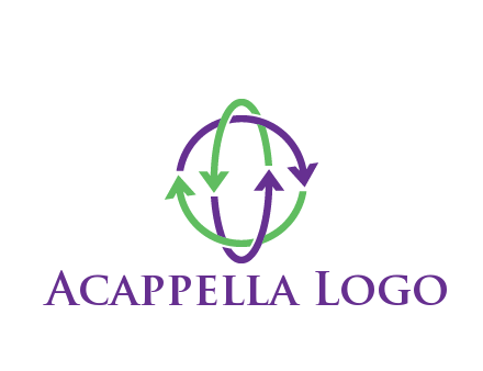arrows intertwining with each other trade logo