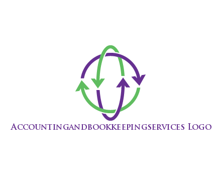 arrows intertwining with each other trade logo