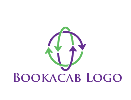 arrows intertwining with each other trade logo